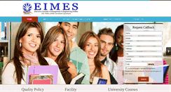 Desktop Screenshot of eimes.in
